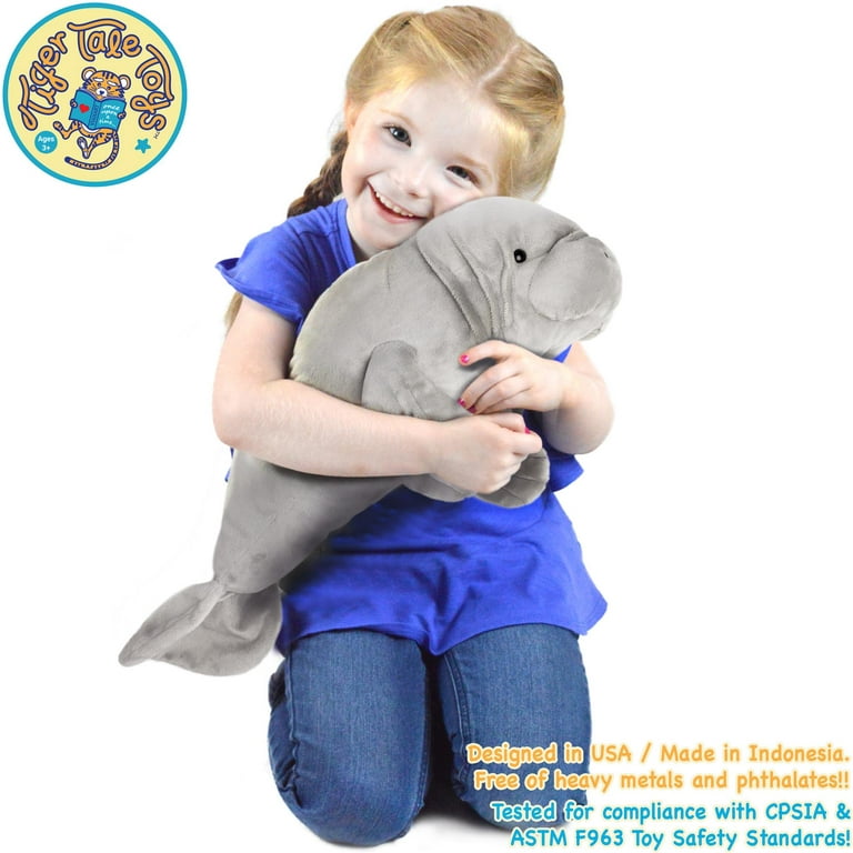Morgan The Manatee, 21 Inch Stuffed Animal Plush, By Tiger Tale Toys
