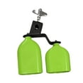 thumbnail image 3 of Colcolo High and Low Tone Cowbell Double Mounted Bell for School Concerts Gatherings green, 3 of 8