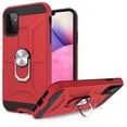 thumbnail image 1 of Kaleidio Case For Samsung Galaxy A33 5G [Bumper Shield] Slim Shockproof Armor [Ring Stand] Protective 2-Piece Cover [Red/Black], 1 of 3