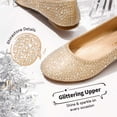 thumbnail image 2 of Girl's Slip-On Party Ballerina Flats  for Wedding/Party, 2 of 6
