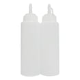 thumbnail image 6 of 8-Pack Reusable Multipurpose Condiment Bottles, Leak-Proof Tight-Fitting Lids Clear Transparent, 240Ml Capacity For Dressing Oil Ketchup Mustard Mayo Pancake Mix Maple Syrup And, 6 of 9