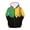 Colorful Stripe Butterfly, variant on Panda Print Kids Casual Sweatshirt Zip up Hooded Sports Jacket with Pocket Boys Girls Teens Long Sleeve Athletic Hoodie Outwear, 14-16 Years