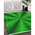 thumbnail image 3 of Ahgly Company Machine Washable Indoor Rectangle Transitional Green Area Rugs, 8' x 10', 3 of 7