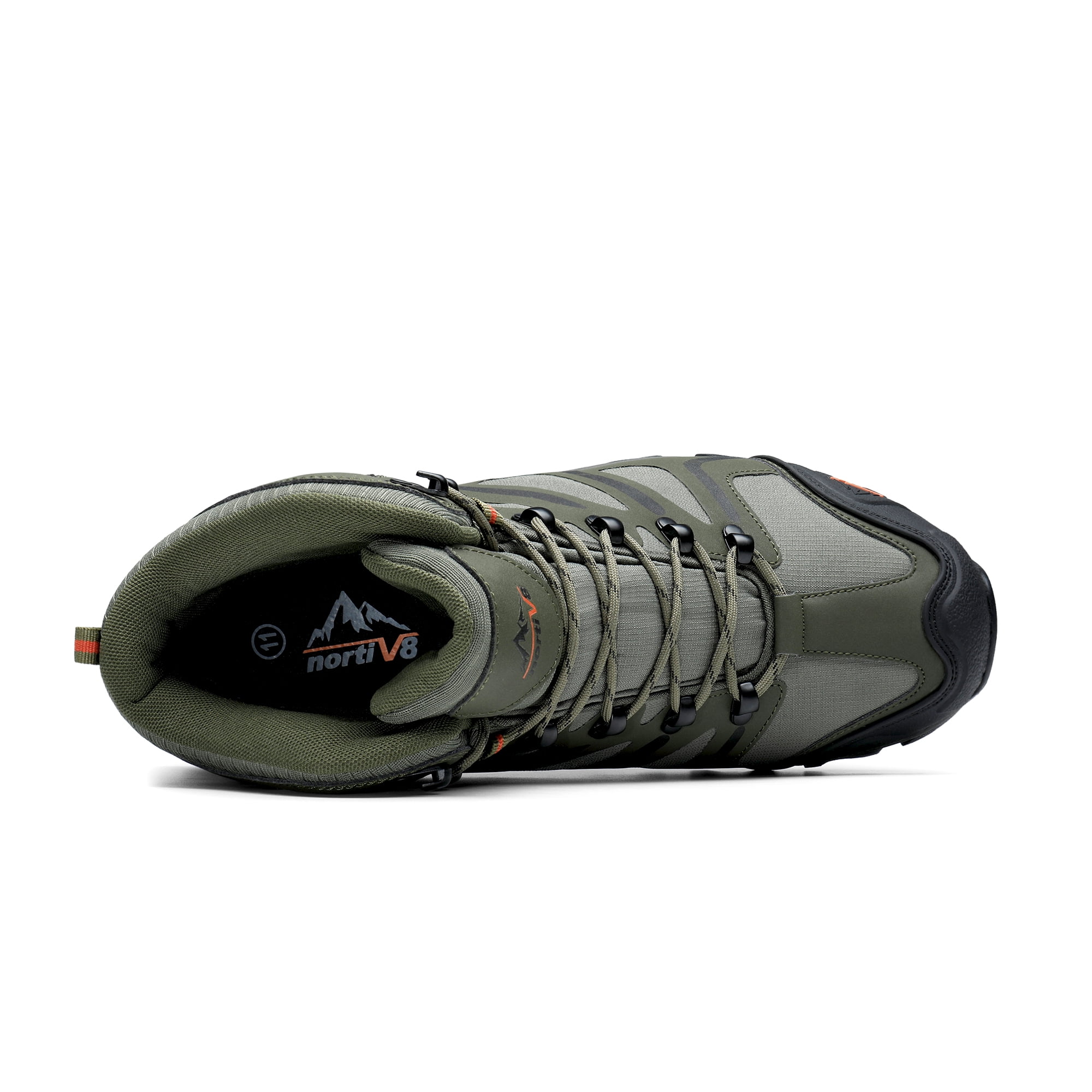 Mens Waterproof Ankle-High Hiking Boots - Lightweight Outdoor Shoes for Trekking Trails