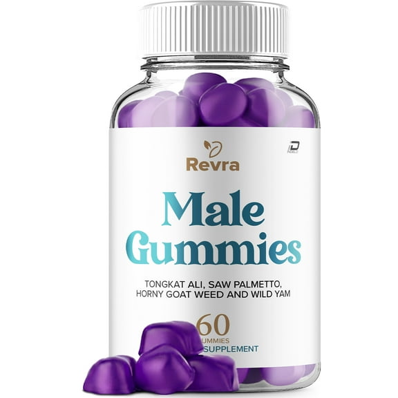 Revra Gummies for Men – Revra Gummy Natural Blend Vitamins for Overall Health, 1 Pack, 60 Gummies