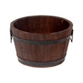 thumbnail image 3 of Maceta de madera decorativa multifuncional para macetas, macetas, cubos de flores, manualidades redondo, 3 of 7