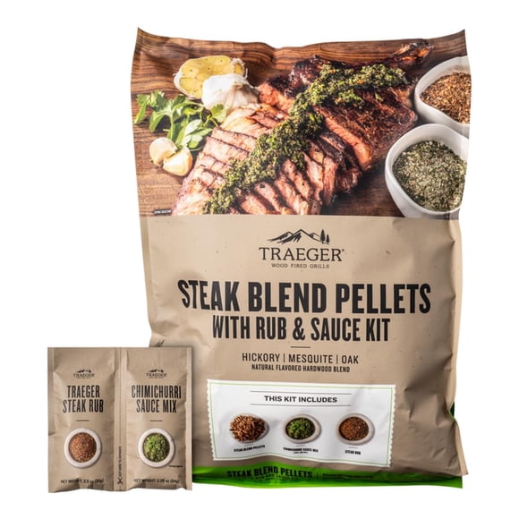 Kit de pellets para parrilla Traeger Steak Blend 8,2 kg PEL355