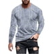 thumbnail image 1 of Blusas y camisas de manga larga con cuello redondo para hombre, blusa informal de moda con estampado de cuello redondo y manga larga, blusa estampada para hombre, blusa de poliéster, 1 of 4