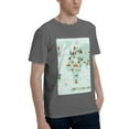 thumbnail image 2 of Bingfone World Travel Map Men'S Loose Fit Short-Sleeve Pocket T-Shirt, 2 of 7