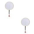 thumbnail image 4 of kurtrusly Éventail en Soie Tuan Fans Enfants DIY Peinture Fans Poignée en Bois Exquise Fait Main Rond Fan Fête d'Anniversaire 2Set, 4 of 6