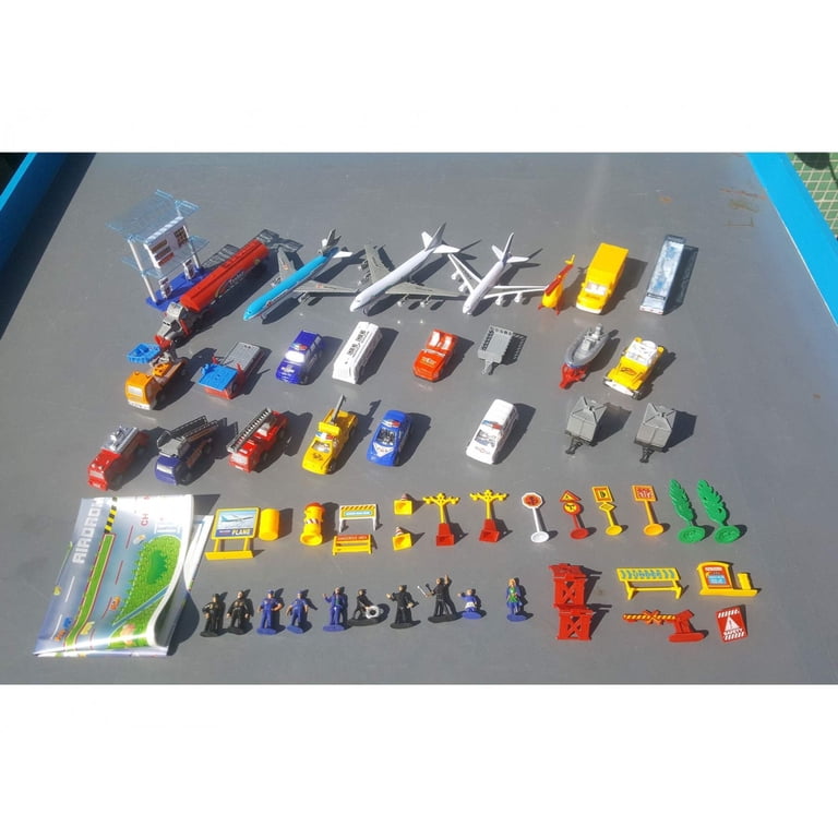Free Shipping! Kids Airport Playset 57-Piece PS02A Shop All Car