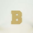 thumbnail image 1 of Package of 1, 16 Inch X 3/4" Thickness MDF Letter B in The Collegiate Font, Thick for Art & Craft Project, Made in USA, 1 of 4