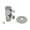 Chrome, variant on Kingston Brass CD53301DLK 5/8-Inch O.D. Comp x 3/8-Inch O.D. Comp Anti-Seize Deluxe Quarter-Turn Ceramic Hardisc Cartridge Angle Stop with Flange in Polished Chrome
