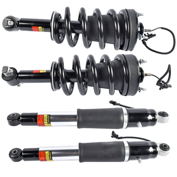 NEWZQ 4Pcs Front Rear Suspension Shock Absorber for Chevrolet Tahoe GMC Yukon Sport Utility 2015-2020