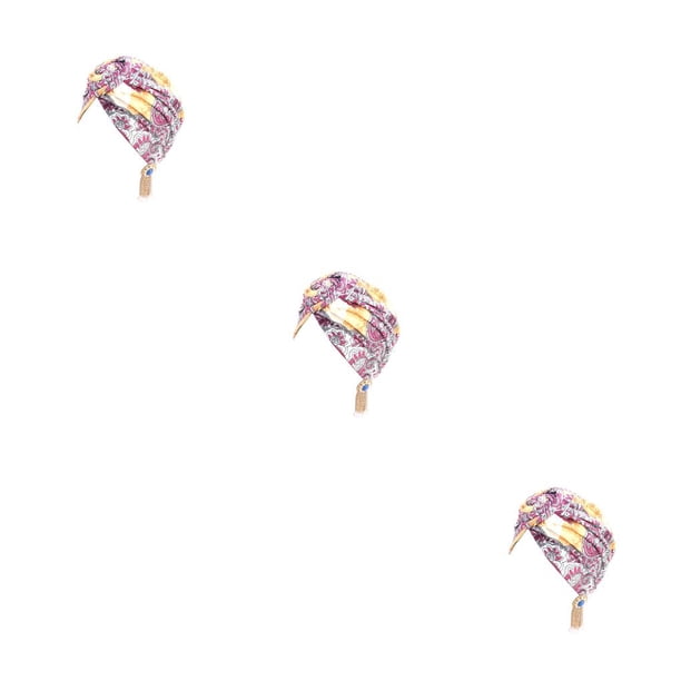Minnieouse Turbante africano nudo protección solar accesorios para el cabello moda sombreros pérdida Bonnet mujeres diademas amarillo rosa Type1 NO1