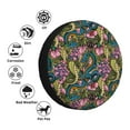 thumbnail image 4 of Honeii Snake And Flower Print Tire Covers, Waterproof Anti-UV Sun Snow Rain Tire Covers for Trailers, RV, Camper, SUV, Truck-16 inch, 4 of 6
