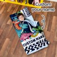 thumbnail image 2 of AOLOA Personalized Toddler Nap Mat for Daycare, Custom Name Kids Sleeping Bag with Pillow and Blanket for Preschool Kindergarten, Navy Dinosaur Design Nap Mats Easy Carry, 2 of 8