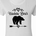 thumbnail image 4 of Inktastic Nanna Bear Grandma Women's T-Shirt, 4 of 5