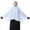☪394-White, variant on Nuoqisi Women's Elegant Modest Muslim Islamic Ramadan Soft Lightweight Hijab Long Scarf 2026 Prayer Clothes