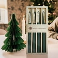 thumbnail image 4 of Luoshdecor 4Pcs 10 in Taper Candles, Merry Christmas Smokeless Scent Candle Candle for Home Dinner Wedding Festival Party Decoration, 4 of 5