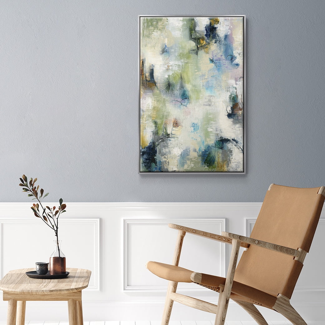 Making Magic Framed Premium Gallery Wrapped Canvas - Ready to Hang - 25 x 37 - Silver Floating Frame
