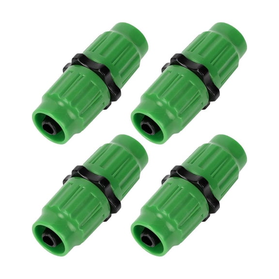 Expandable Garden Hose Repair Kit – Multi-Function Quick-Connect Fitting for 5/8" & 3/4" Expandable Hoses, 4-Piece Plastic Connector Set