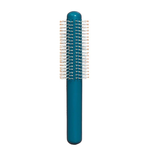 Peigne à Boucler Antistatique Style Mode avec Dents Rondes Brosse à Cheveux Multifonction Rouleau Rouleau Peigne de Massage pour Fille Femme Séchoir