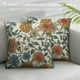 thumbnail image 3 of COMIO Floral Throw Pillow Cover Beautiful Chamomile Rose Petunia Wildflowers Print Decorative Square Pillow Case for Home Bedroom Living Room Cushion Cover, 3 of 5