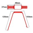 thumbnail image 5 of Silicone Band with Case for Xiaomi Smart Band 9 Active Redmi Band 3 Smartwatch Replacement Strap - L, 5 of 5
