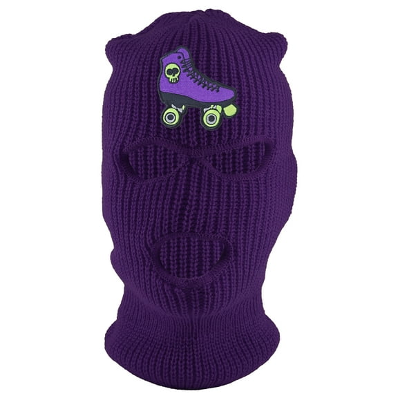 Gravity Threads Rollerskate Patch 3-Hole Ski Mask - Purple