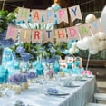 thumbnail image 4 of Banderines de arpillera CHAO 13 piezas con texto Happy Birthday Decoración para fiestas, 4 of 5