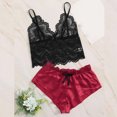 thumbnail image 5 of Wdgfv Womens Adjustable Spaghetti Straps Sports Bra Square Neck Wireless Padded Workout Yoga Crop Tops E12-Red S, 5 of 8