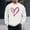White(New), variant on PNTUTB Fashion Men's Valentine's Day Print Loose Casual Crew Neck Hoodless Pullover Long Sleeves Sweatshirts