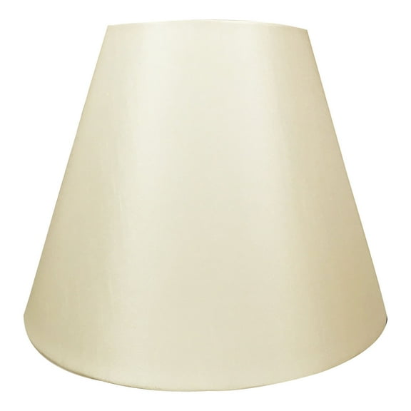 Royal Designs Deep Empire Hardback Lamp Shade, Eggshell, 9" x 18" x 14"