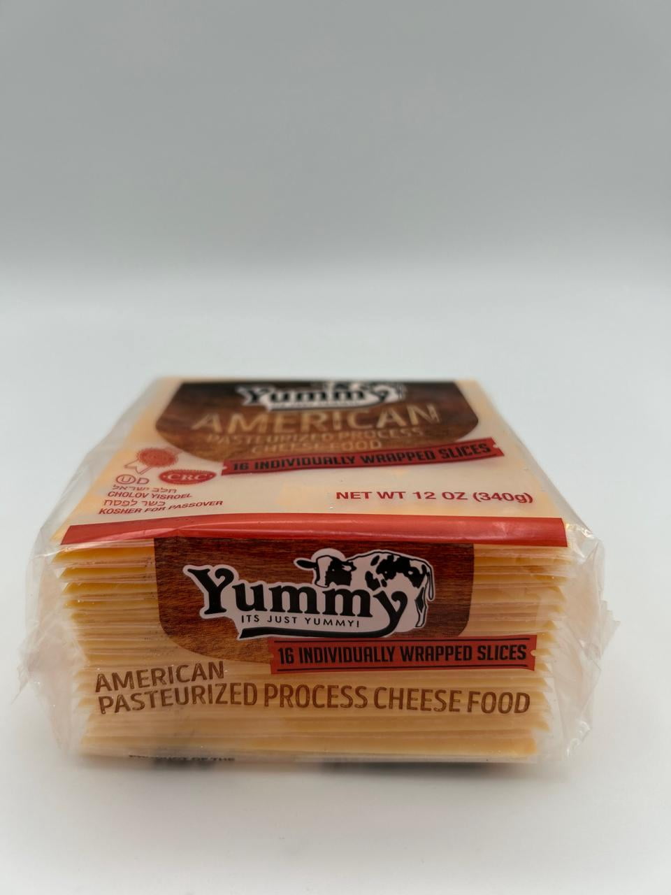 YUMMY IND WRAPPED YELLOW AMERICAN CHEESE 12 OZ