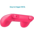 thumbnail image 4 of Compatible avec Nintendo Switch Joy-Con Poignée de Manette de Jeu - [2 Pcs] Poignées de Manette de Jeu Confortables pour Switch Joy-Con, Rose et Vert, 4 of 7