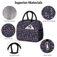 thumbnail image 4 of Womens Purple Halloween Ghost Pumpkin Skull Pattern Lunch Box for Work,Insulated Lunch Bag for Women,Loncheras Para Mujer,Leakproof Adult Lunch Bag for Work,Beach,Travel,Picnic,Camping, 4 of 7