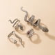 thumbnail image 4 of Conjunto De Anillos De Serpiente Exagerados Para Mujeres Hombres Vintage Serpientes Unisex Accesorios De Joyería Regalos De Fiesta, 4 of 4