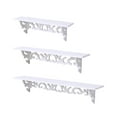 thumbnail image 5 of InsCrazy Floating Shelf 3 Pcs No Punching Required Wall Shelves Set for Living Room, Bedroom, Office, Home Workshop, 5 of 6