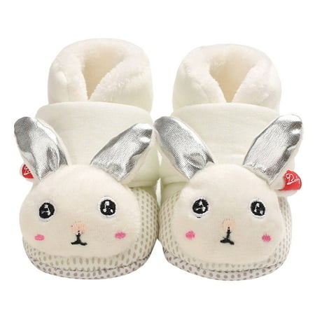 

JDEFEG Girls Shoes Children Baby Shoes Boys and Girls Cotton Shoes Cotton Velvet Warm Hook Loop Solid Color Soft and Comfortable Solid Color Cute Cartoon Pattern 18 24 Month Baby Shoes E 13
