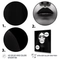 thumbnail image 3 of Designart "Cubist Photography of Asian Woman in Black & White III" Fashion Canvas Wall Art - Glam Black Woman Asian Entryway Wall Art, 3 of 6