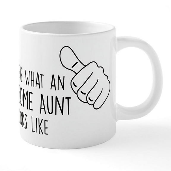CafePress - This Is What An Awesome Aun - 20 Oz White Ceramic Mega Mug
