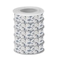 thumbnail image 2 of 5 Rolls Christmas Ribbon 1.5 inch Wide Decorative Ribbon for Gift Wrapping and Holiday Decorations Blue Shark with White Belly, 2 of 7