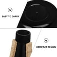 thumbnail image 3 of OUNONA Trumpet Practice Mute in Black Plastic Reduces Noise for Home Use Lightweight and Compact, 3 of 8