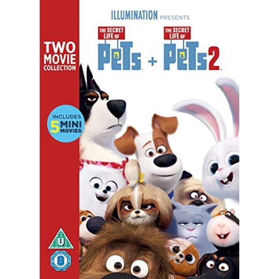The Secret Life Of Pets 1 & 2 [DVD]