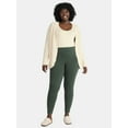 thumbnail image 3 of Terra & Sky Women's Plus High Waist Full Length Leggings, Sizes 0X-5X, 3 of 5