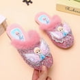 thumbnail image 1 of Girls' Wool Slippers Spring and Autumn New Real Wool Home Wool Slippers Aisha Little Princess Girls' Soft Bottom Cotton Slippers, 1 of 5