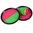thumbnail image 7 of YIFAEUX Kids Toss Catch Ball Game with 2 Paddles 1 Ball Indoor Outdoor Backyard Toddlers Boys Girls Parent-children Interactive Sticky Ball Throwing Catcher Toy, 7 of 7