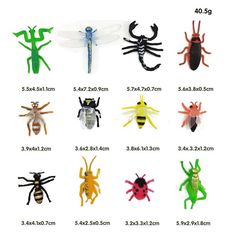 Small sales plastic insects
