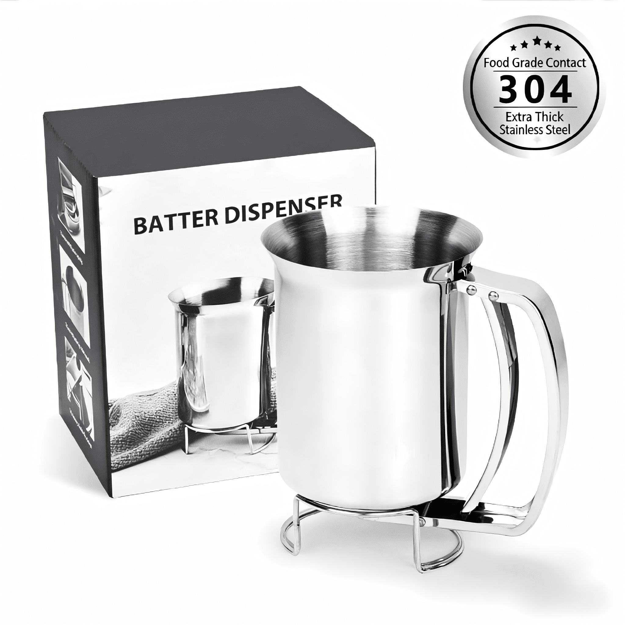 OXO SoftWorks 4 Cup Precision Batter Dispenser for Baking and